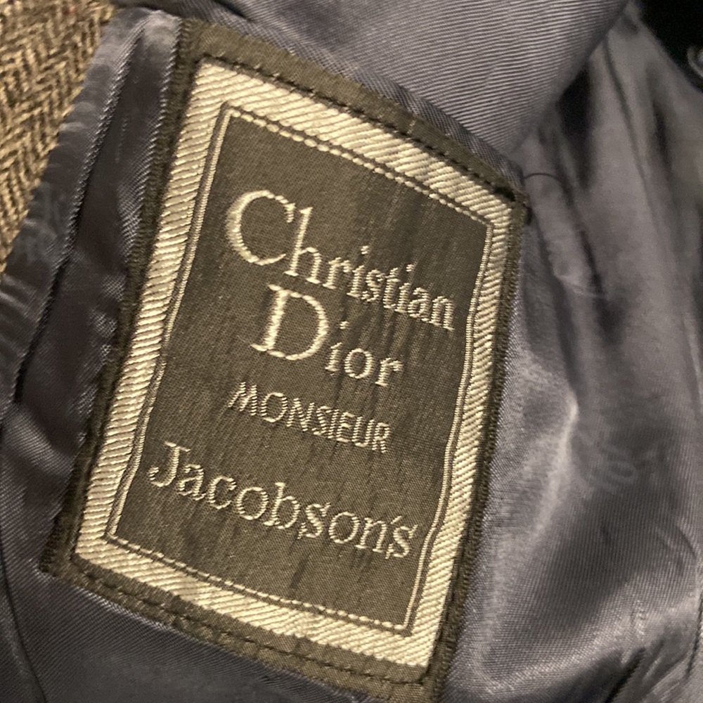 Christian Dior Vintage Coat no size length 32” pit to pit 38/40”color grayish - Picture 6 of 12
